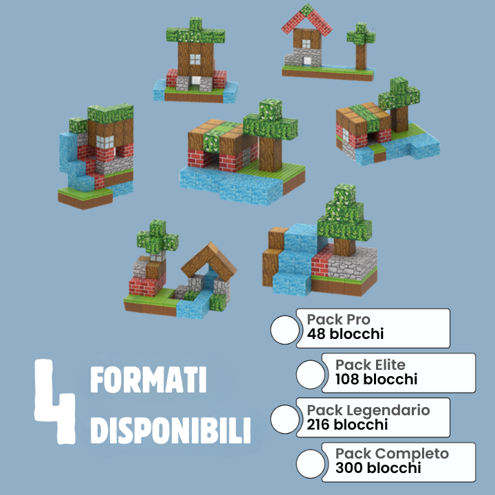Imaginablocs™ - Blocchi magnetici da costruzione