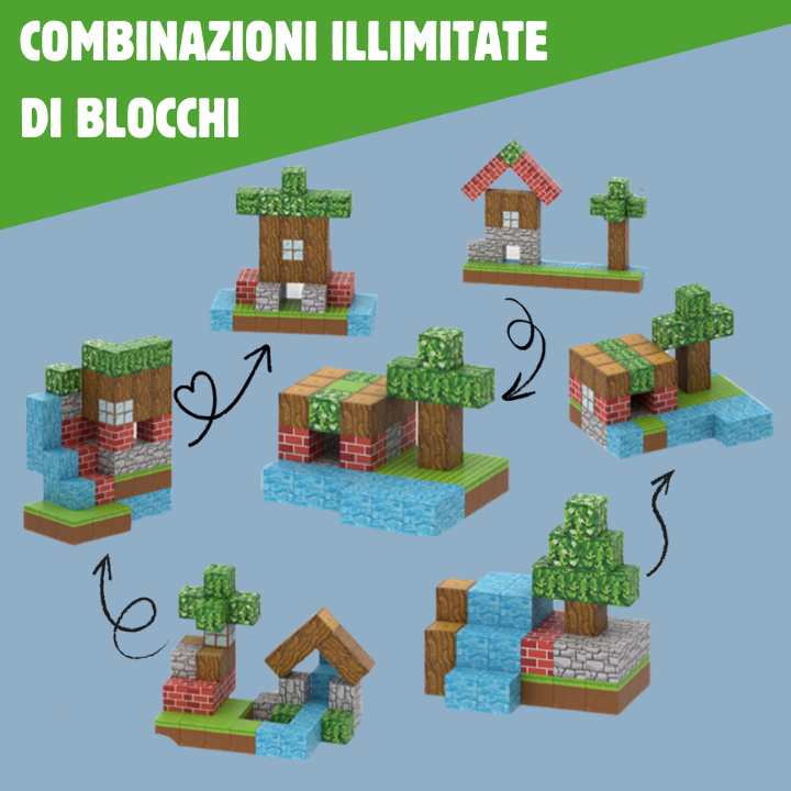 Imaginablocs™ - Blocchi magnetici da costruzione