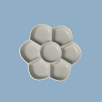 Paletta in ceramica bianca 12,5 cm Créaflora